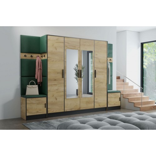 Priekšnama komplekts Roj 17 ozols craft/zaļš